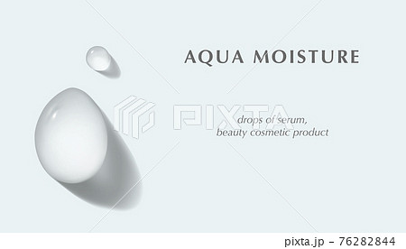 Hyaluronic moisturizer serum fluid drops isolated realistic vector illustration 76282844
