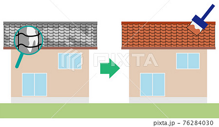 住宅　瓦塗装 76284030