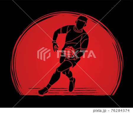 Gaelic Football Male Player Action Cartoon Sport Graphic Vector Gaelic Football Male Player Action Cartoon Sport Graphic Vector 76284374
