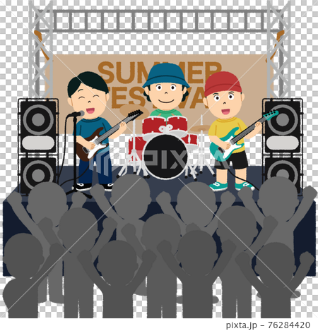 Music festival illustration 76284420