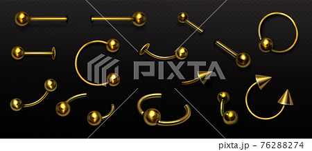Set of piercing jewelry, pierce rings, barbell Set of piercing jewelry, pierce rings, barbell 76288274