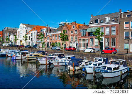 View of the harbour of Delfshaven. Rotterdam, Netherlands View of the harbour of Delfshaven. Rotterdam, Netherlands 76289852