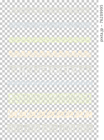 Vintage decorative frame pattern brush set Vintage decorative frame pattern brush set 76289995