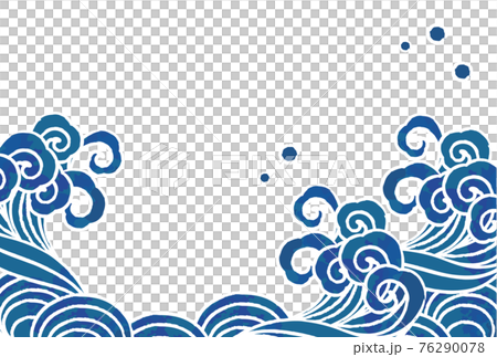 海と波のベクターイラスト素材 76290078