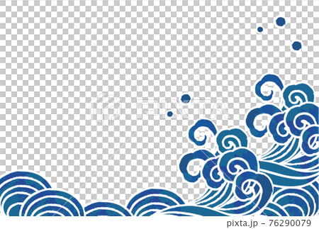 海と波のベクターイラスト素材 海と波のベクターイラスト素材 76290079