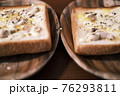 夫婦のきのこチーズトースト 76293811
