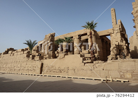 エジプトの古代遺跡、カルナック神殿(Temple of Karnak in Egypt) 76294412