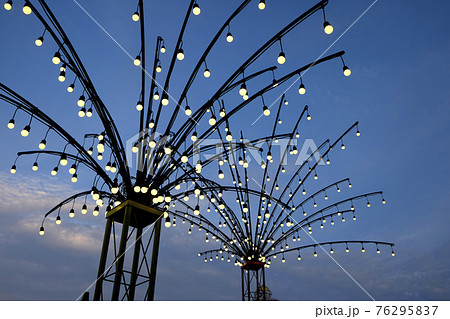 light bulb pole festival decoration 76295837
