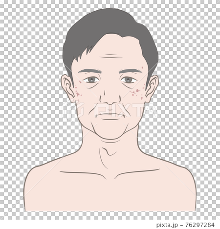 [Stains] Image illustrations of men in their late 40s to early 50s 76297284