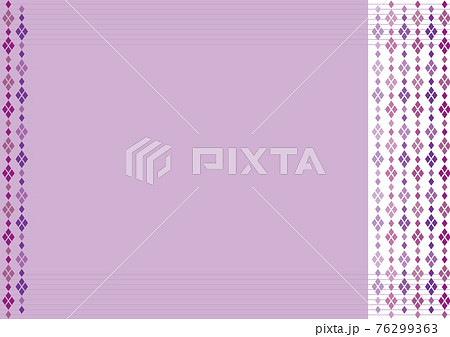 すっきりシンプルな紫のアーガイルチェックモチーフのデザイン背景テンプレートのイラスト素材