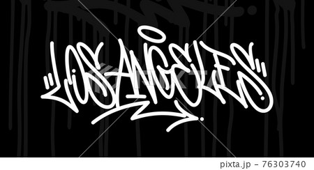 Simple Los Angeles Abstract Hip Hop Urban Hand のイラスト素材 Simple Los Angeles Abstract Hip Hop Urban Hand のイラスト素材