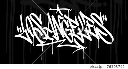 Los Angeles Abstract Hip Hop Urban Hand Written のイラスト素材 Los Angeles Abstract Hip Hop Urban Hand Written のイラスト素材
