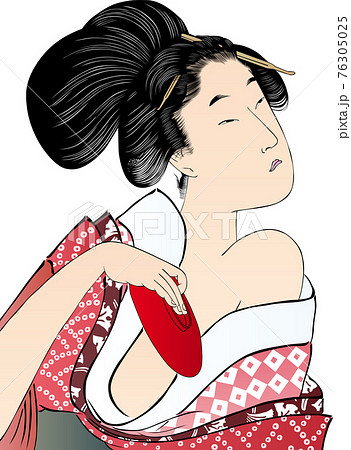 不満そうな女性 その2 不満そうな女性 その2 76305025