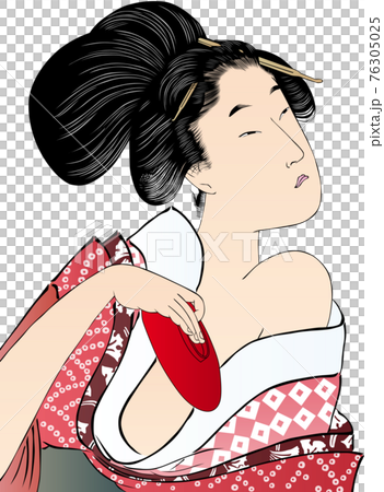 不満そうな女性 その2 不満そうな女性 その2 76305025