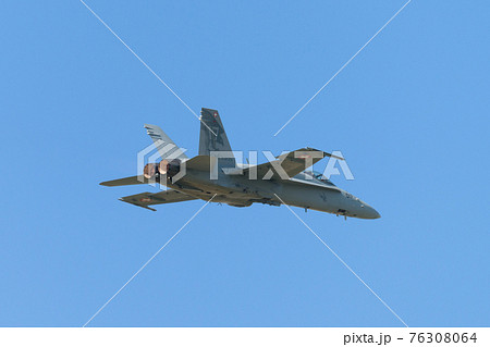 スイス空軍F/A-18Cホーネット水平飛行 76308064