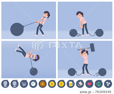 flat type medical staff woman_slave 76309349