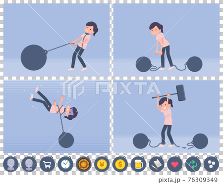 flat type medical staff woman_slave 76309349