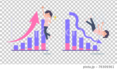 flat type medical staff woman_performance-up-down flat type medical staff woman_performance-up-down 76309361