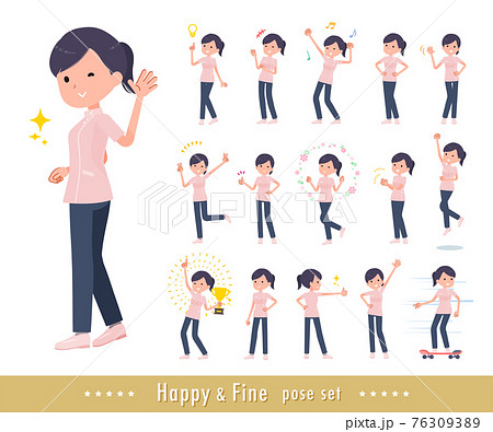 flat type medical staff woman_Fine 76309389