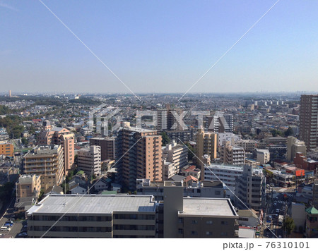 都市の眺望　大阪のビル群 76310101