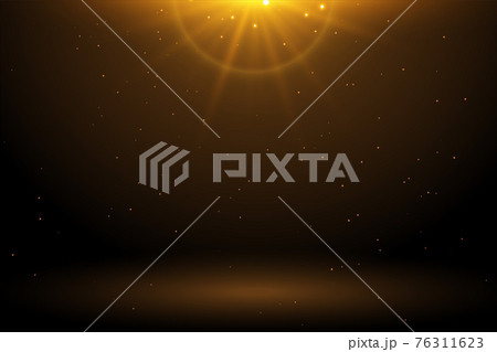 golden light flare with sparkle empty background golden light flare with sparkle empty background 76311623