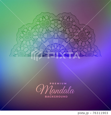 abstract mandala pattern decorative background 76311903