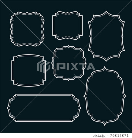 set of vintage frames and labels 76312371