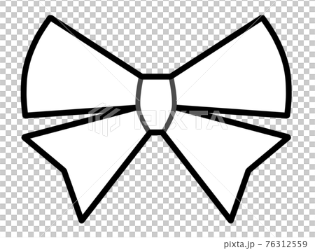 白いリボンのイラスト素材