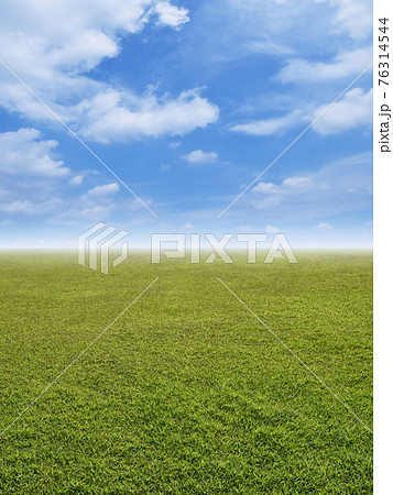 空想の風景、永遠に続く芝生と青空 空想の風景、永遠に続く芝生と青空 76314544