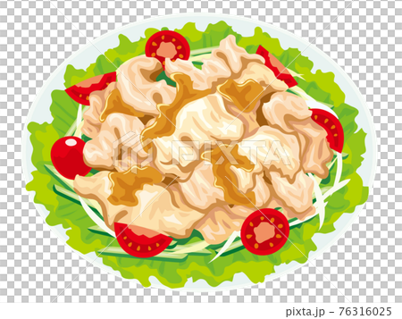 冷しゃぶのイラスト素材