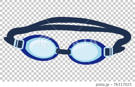 水中メガネ ゴーグル のイラスト素材
