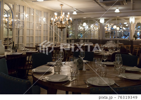 Stylish restaurant hall Stylish restaurant hall 76319349
