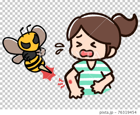 昆蟲叮咬雌蜂 76319454