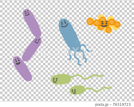 食中毒菌　ベクターイラスト 76319723