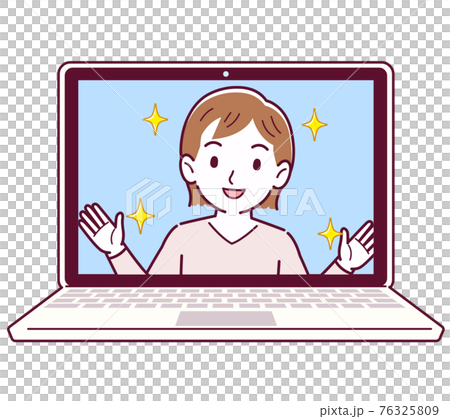 リモートで仕事する人 76325809