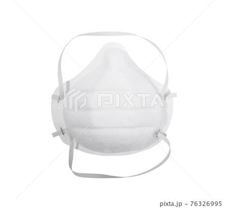 one medical face mask on white background one medical face mask on white background 76326995