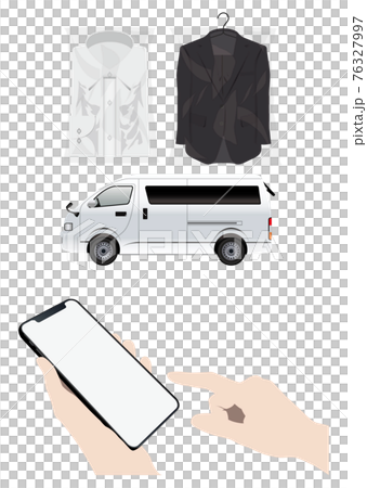 Smartphone and home delivery cleaning Smartphone and home delivery cleaning 76327997