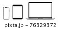 スマホ-タブレット-ノートパソコン-ベクター素材