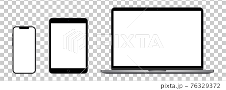 智能手機-平板-筆記本電腦-矢量素材 智能手機-平板-筆記本電腦-矢量素材 76329372