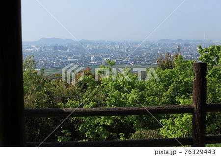 大牟田市 甘木山公園 展望台からの眺め、 大牟田市 甘木山公園 展望台からの眺め、 76329443