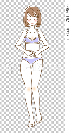 女性のイラスト_下着 女性のイラスト_下着 76329966