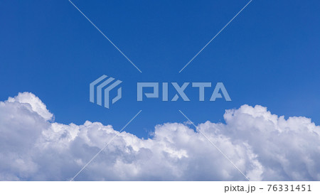 White cloud with blue sky background White cloud with blue sky background 76331451