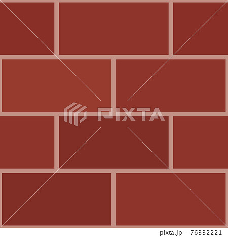 赤レンガのブロック 横スクロールゲーム イラスト素材のイラスト素材