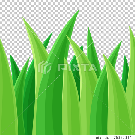 横スクロールゲームの草の地面 イラスト素材のイラスト素材