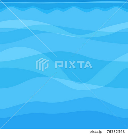 水の断面のブロック 横スクロールゲーム イラスト素材のイラスト素材