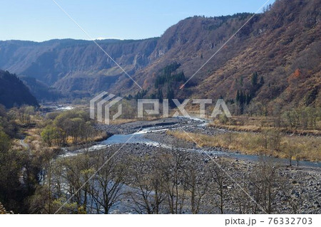 津南・日本一の河岸段丘 津南・日本一の河岸段丘 76332703