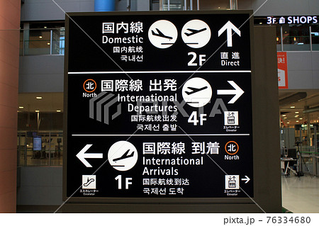 空港 案内表示 看板