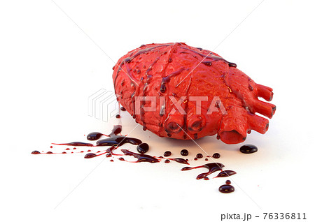 Bloody Human Heart 76336811