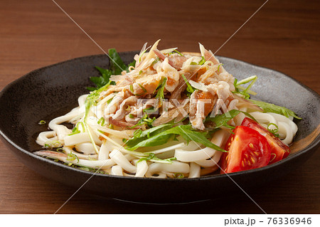 ミョウガの冷しゃぶうどん ミョウガの冷しゃぶうどん 76336946