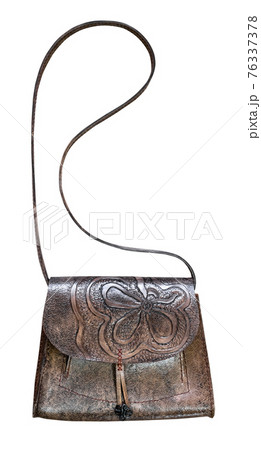 hand made carved leather shoulder bag cut out hand made carved leather shoulder bag cut out 76337378